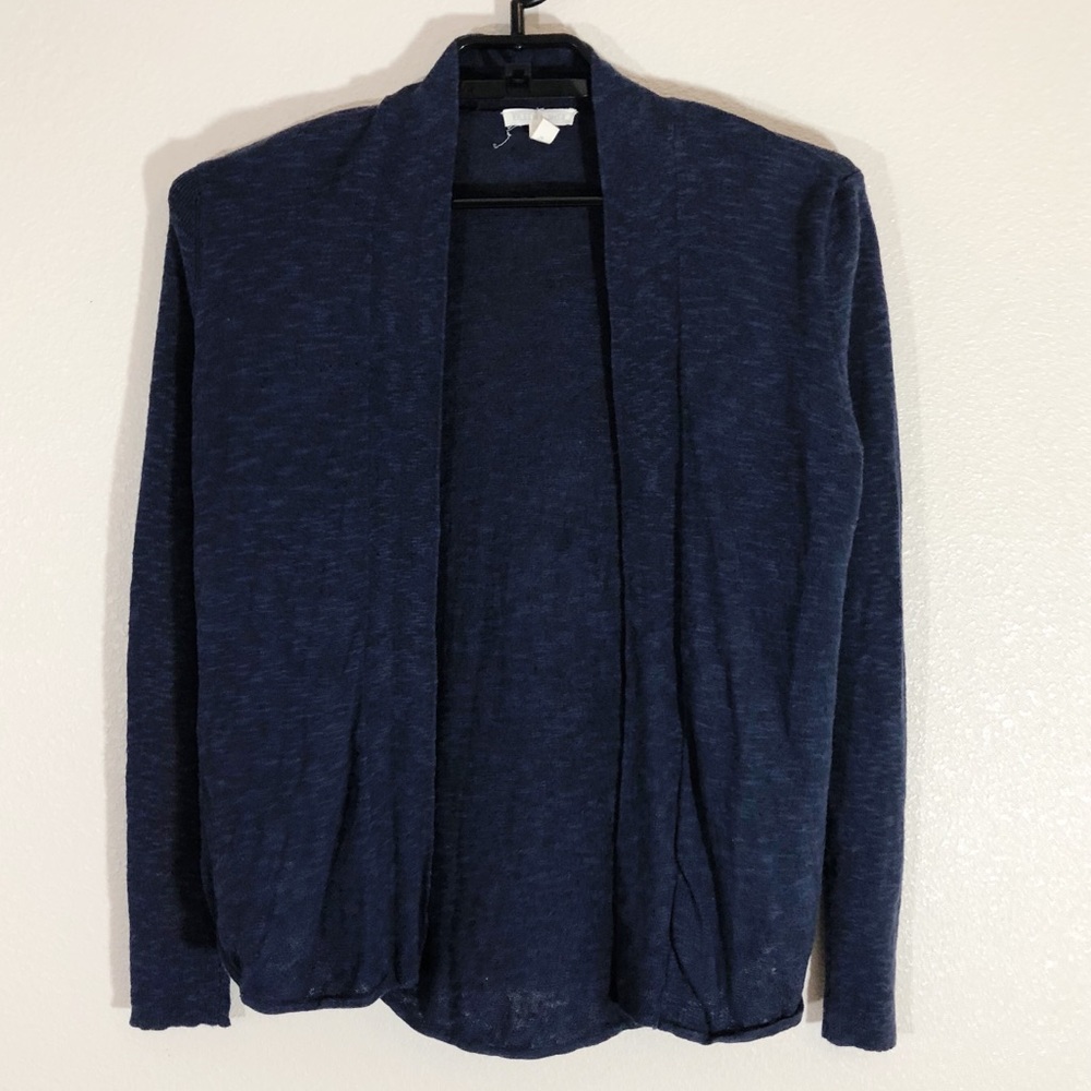 💐Eileen Fisher XS Burnout Linen Blend Cardigan